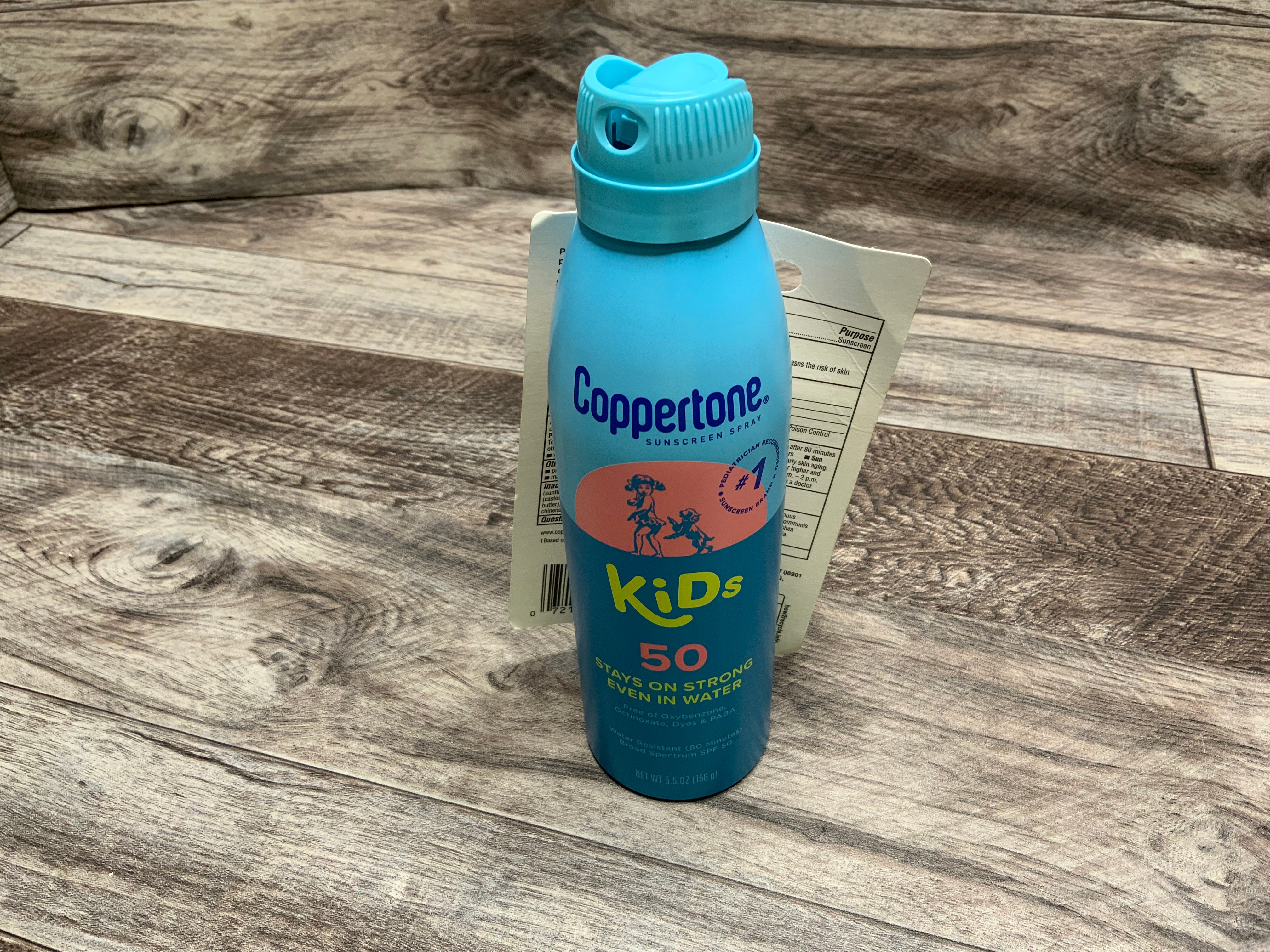 Coppertone Kids Sunscreen Spray SPF 50 + Simple Kids Sunscreen Stick SPF 50 (8202136551662)